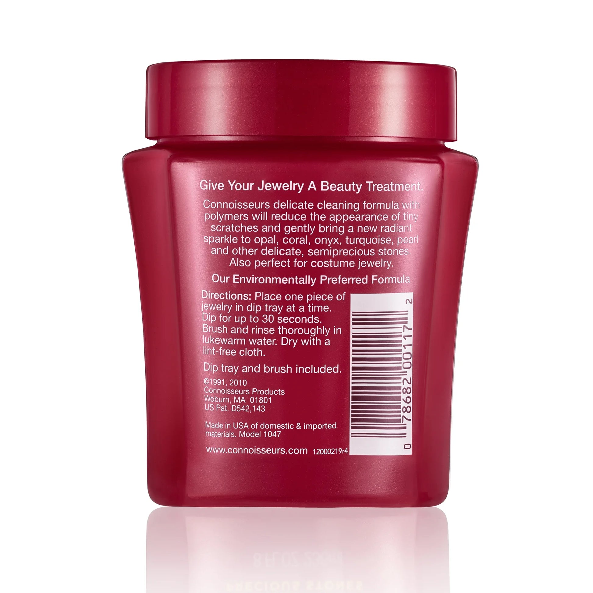 Connoisseur'S Delicate Liquid Dip Jewelry Cleaner in Red Packaging